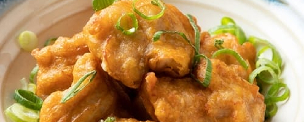 まぐろ唐揚げネギポン酢