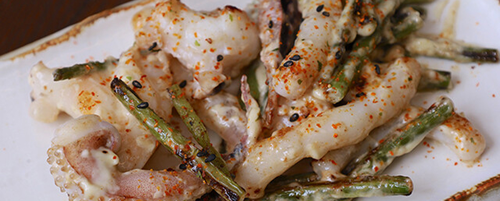 大人気！イカ下足炒め